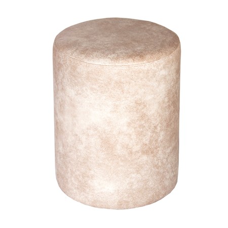 Sitzhocker creme Wildlederoptik exclusiv von Kaikoon