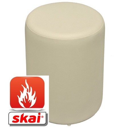 Sitzhocker perle creme B1 schwer entflammbar Sitzhocker perle creme B1 schwer entflammbar