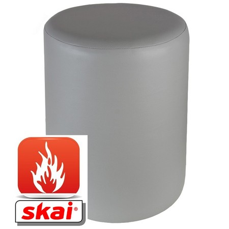 Sitzhocker platin grau B1 schwer entflammbar Sitzhocker platin grau B1 schwer entflammbar