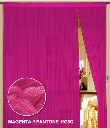 Fadenvorhang Magenta 150 cm x 300 cm (BxH) – Kaikoon