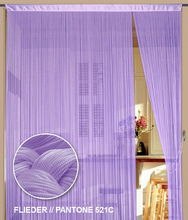 Fadenvorhang Flieder 150 cm x 500 cm (BxH) – Kaikoon