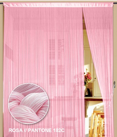 Fadenvorhang Rosa 150 cm x 300 cm (BxH) – Kaikoon