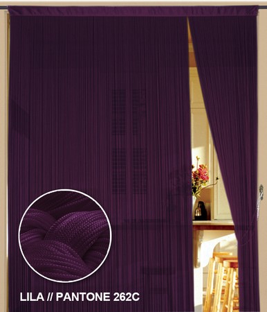 Fadenvorhang Lila 150 cm x 500 cm (BxH) – Kaikoon