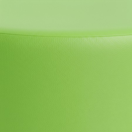 Sitzhocker rund aus Kunstleder – Hellgrün, Ø39 × 45 cm | Kaikoon