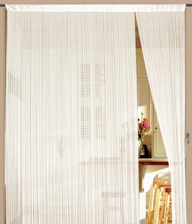 Fadenvorhang Perlweiß Creme 150 cm x 200 cm (BxH) – Kaikoon Fadenvorhang Perlweiß Creme 150 cm x 200 cm (BxH) – Kaikoon