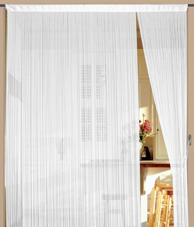 Fadenvorhang Weiß 150 cm x 1000 cm (BxH) – Kaikoon Fadenvorhang Weiß 150 cm x 1000 cm (BxH) – Kaikoon