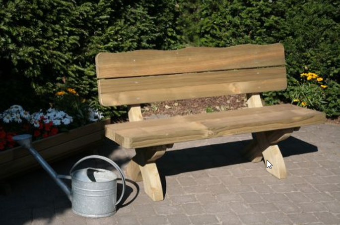 Bank Emsland met rugleuning
