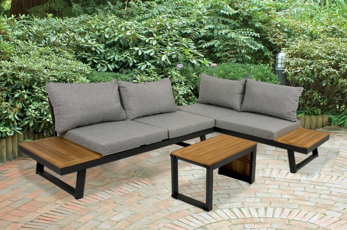 Garden Pleasure Lounge-Gruppe FELICE, 3-tlg 