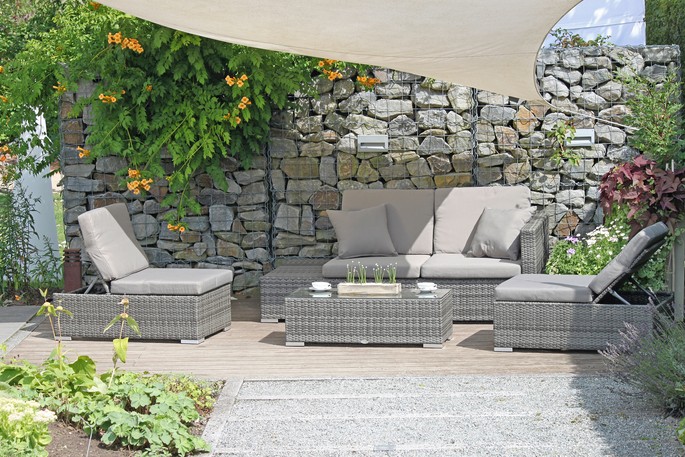 Garden Pleasure Sitzgruppe ALCUDIA aus Poyrattan