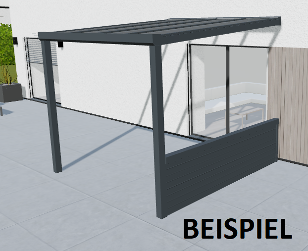 Plankenwand 91cm - 250cm Breite