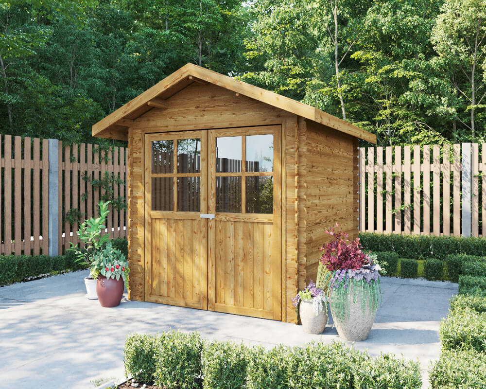 Gartenhaus Linz 200 x 200 cm mit Imprägnierung