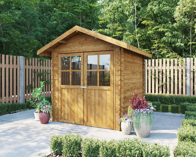Tuinhuis Linz 200 x 200 cm met impregnatie