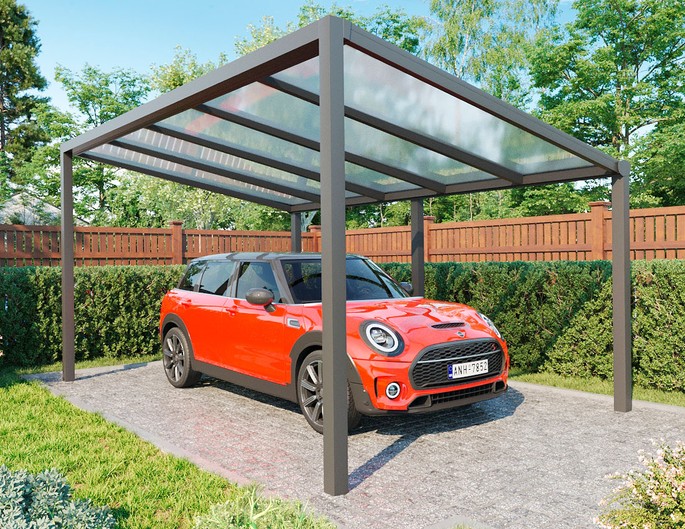 Carport Aluminium 500 x 300 cm 