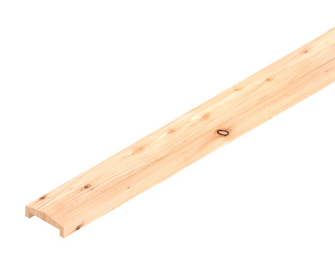 Osmo Forsdal Abschlussprofil  200 x 4,5 x 14,1 cm