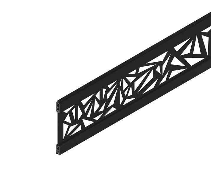 Osmo Dekorprofil Triangel Anthrazit 184 x 1,9 x 25,3 cm