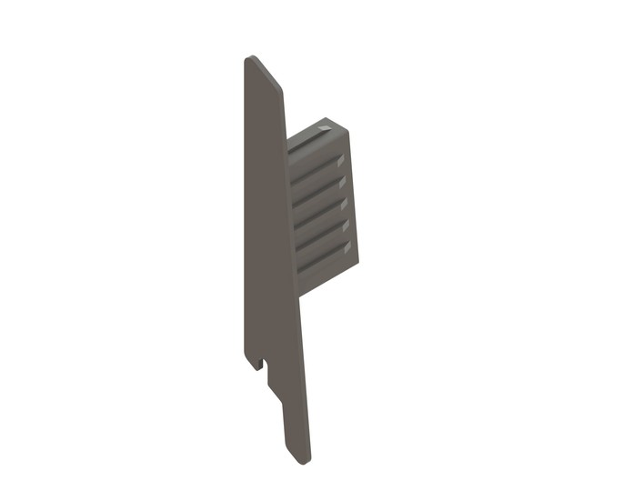 Osmo Alu-Cladding Cono Endkappe links (10 St.) Schwarz
