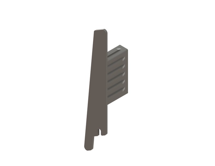 Osmo Alu-Cladding Cono Endkappe rechts (10 St.) Schwarz
