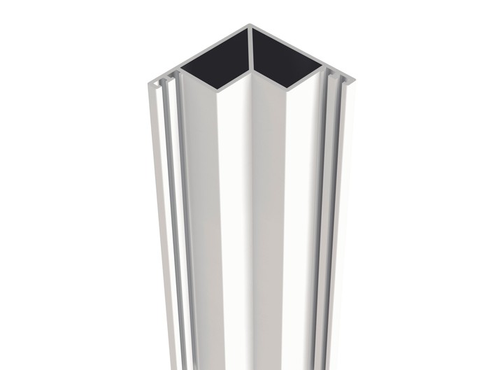 Osmo Alu-Cladding Eckprofil Weiß 6,1 x 6,1 x 200 cm