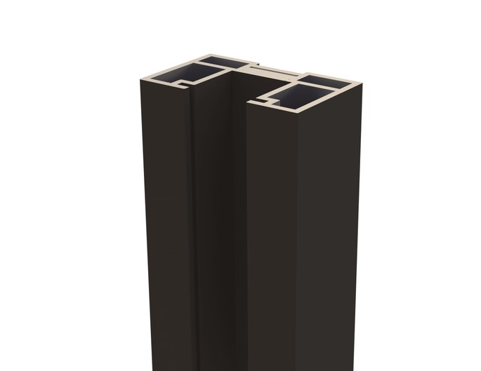 Osmo Alu-Cladding Halteleiste Anthrazit 5 x 3 x 200 cm