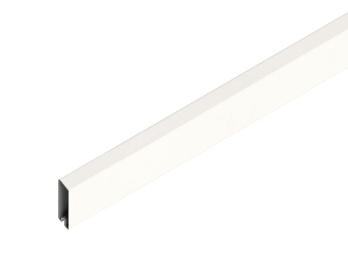 Osmo Alu-Cladding Rhombus A Einzelprofil Weiß 600 x 1,9 x 6,8 cm