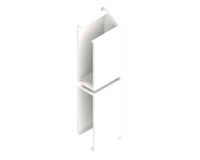 Osmo Alu-Cladding Rhombus B Endkappe rechts (10 St.) Weiß