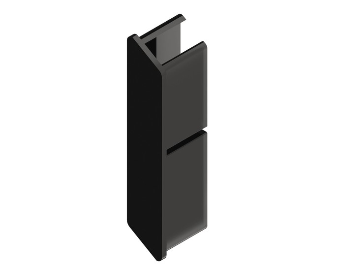 Osmo Alu-Cladding Rhombus B Endkappe links (10 St.) Schwarz