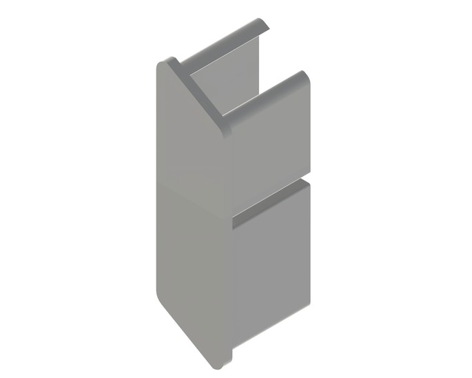 Osmo Alu-Cladding Rhombus A Endkappe rechts (10 St.) Schwarz 
