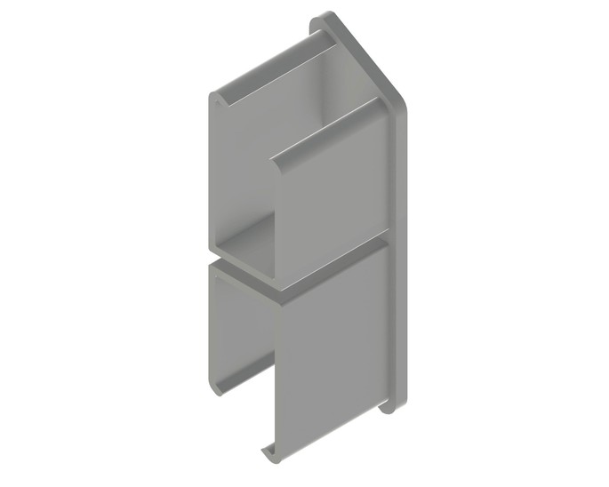 Osmo Alu-Cladding Rhombus A Endkappe links (10 St.) Schwarz