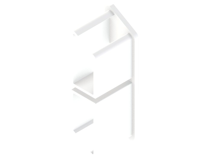 Osmo Alu-Cladding Rhombus A Endkappe links (10 St.) Weiß