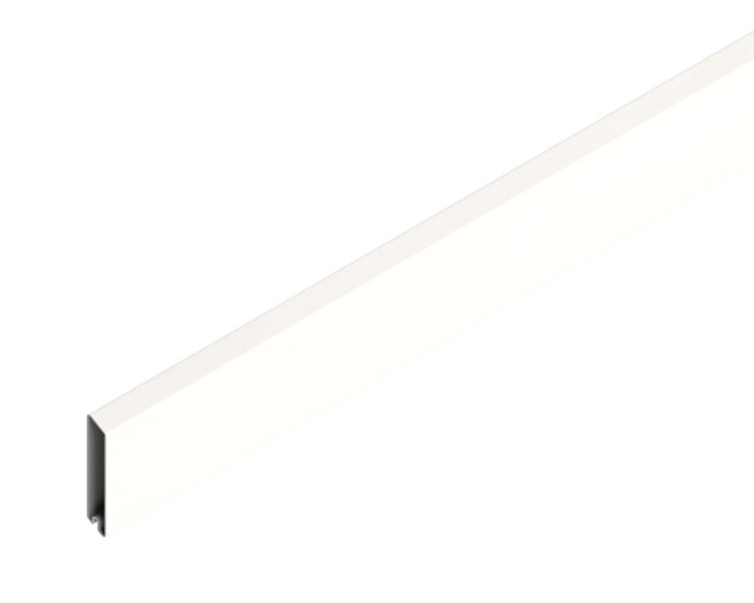 Osmo Alu-Cladding Rhombus B Einzelprofil Weiß 600 x 1,9 x 9,8 cm