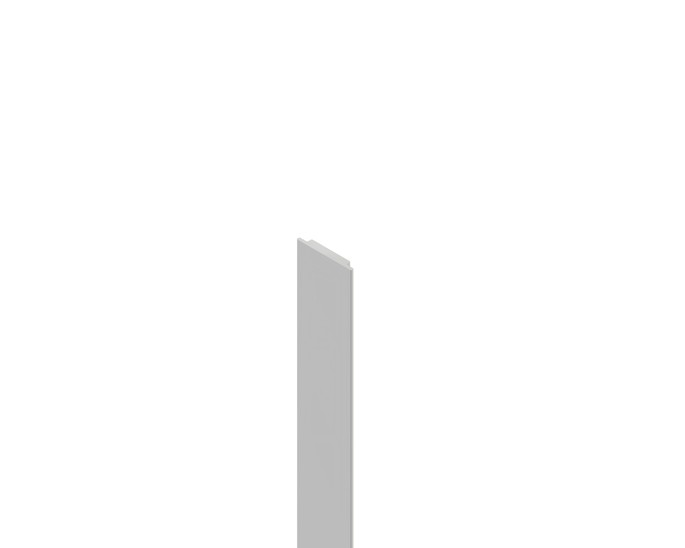 Osmo Nut-Abdeckleiste eloxiert 2,7 x 0,4 x 100 cm