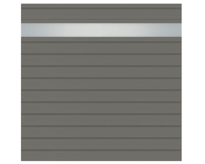 Osmo Creativ-Sichtblende Alu-Fence Grau 180 x 179 cm