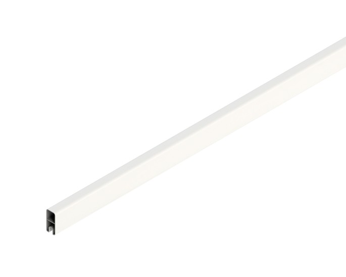 Osmo Aluminium Abschlussprofil Weiß 184 x 1,9 x 4,1 cm