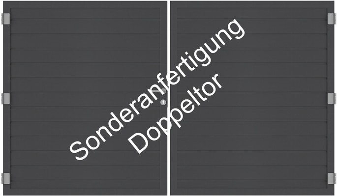 Osmo Doppeltor Alu-Fence Sonderanfertigung  max. 300 x 178 cm