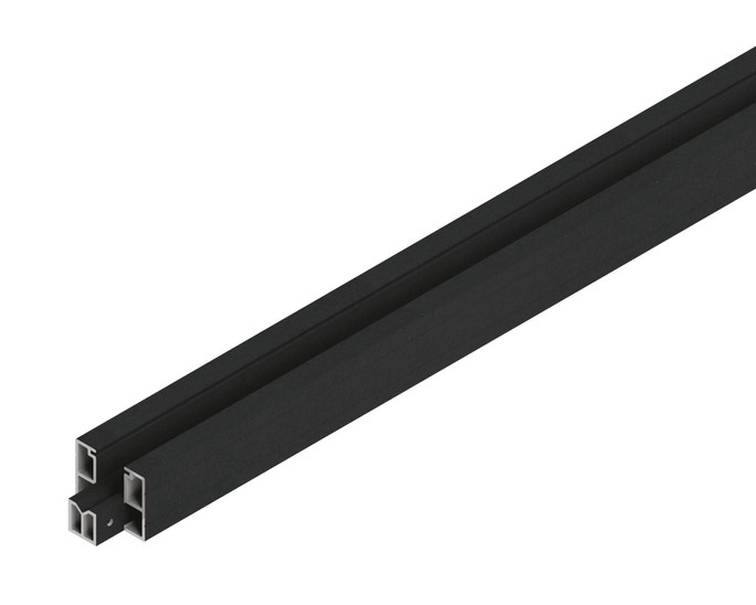 Osmo Flex-Fence Aluminium Start-/ Abschlussprofil Anthrazit 184 x 5 x 4 cm