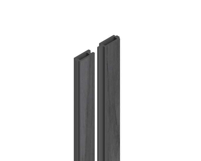 Osmo Flex-Fence Cube Start- und Endprofil Set Greystone 184 x 1,9 x 11,1 cm