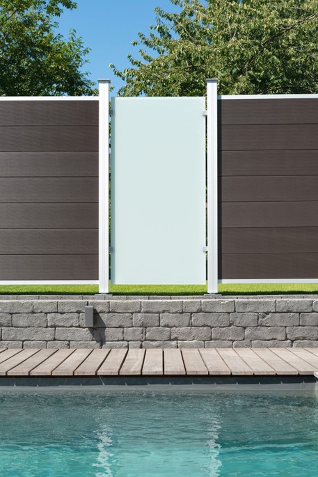 Osmo Glasscheibe vollflächig Cremeweiß 89 x 178 cm