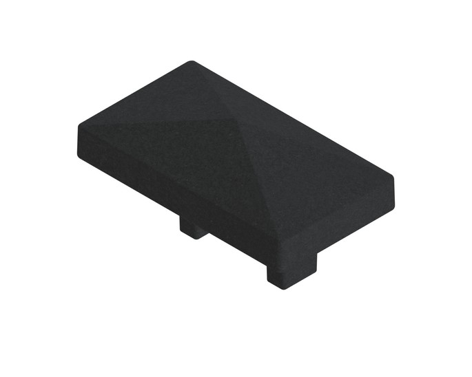 Osmo Pfostenkappe Wandanschlusspfosten Anthrazit 7,6 x 4,3 x 2 cm