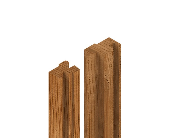 Osmo Trio Start-/ Endprofil  176 x 2,6 x 2,5 cm
