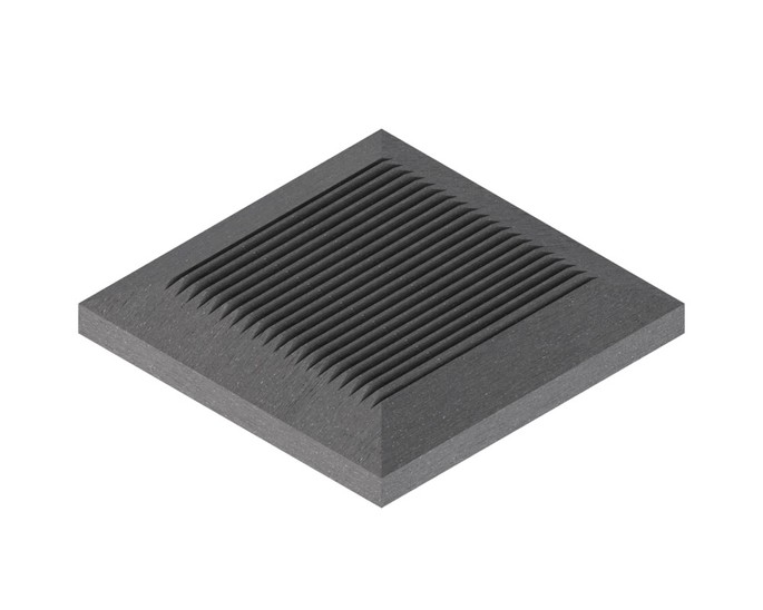 Osmo Pfostenkappe Multi-Fence Hellgrau 12 x 12 x 2 cm