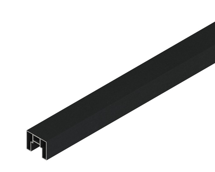 Osmo Verto Aluminium Abschlussprofil Anthrazit 180 x 5 x 4 cm
