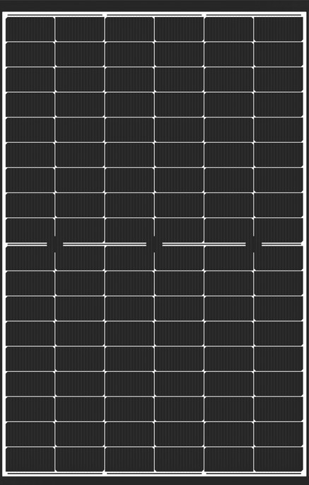 Osmo Solar-Fence mit 430W PV-Modul Anthrazit 114 x 178 cm
