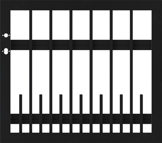 Osmo Tor Alu-Fence Square DIN rechts Anthrazit 100 x 89 cm