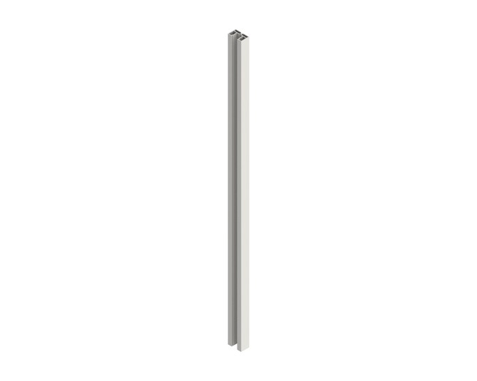 Osmo Wandanschlusspfosten eloxiert 5 x 3 x 200 cm