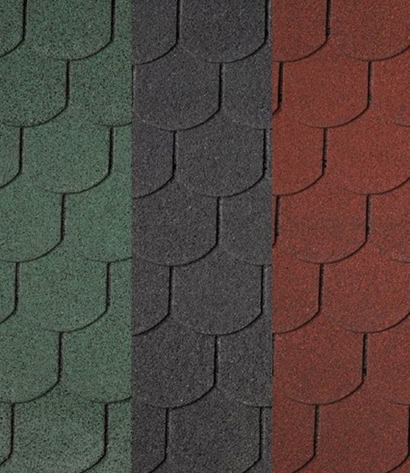 Pakket dakshingles met beverstaart 51 m² voor Sylt