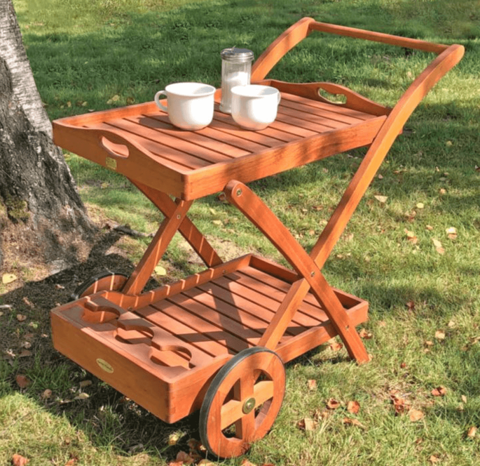 Garden Pleasure Teewagen TOLEDO mit 2 Etagen