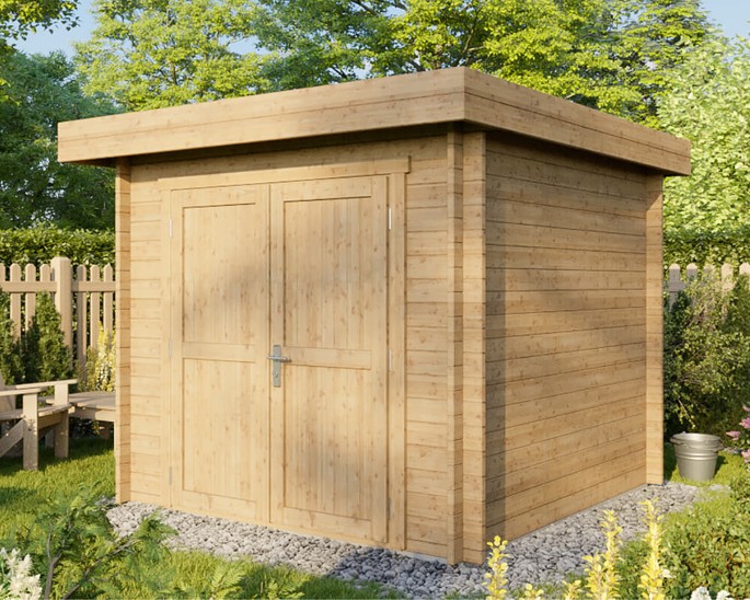 [Pakket] Mega-Sparset Turin 250 x 250 cm met impregnatie en alle toebehoren