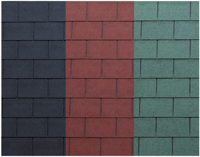Pakket rechthoekige dakshingles 9 m²