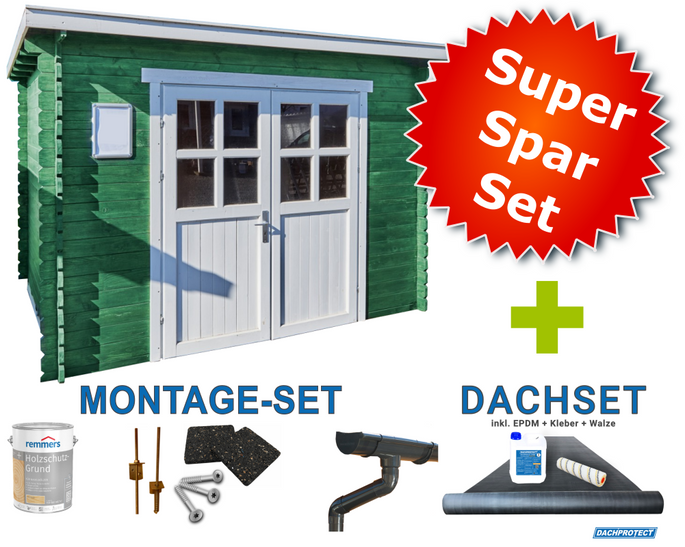 [Pakket] SuperSparSet Gereedschapsschuur London 300 x 250 cm