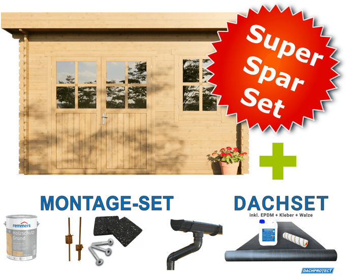 [Pakket] SuperSparSet Gereedschapsschuur Oslo 350 x 350 cm